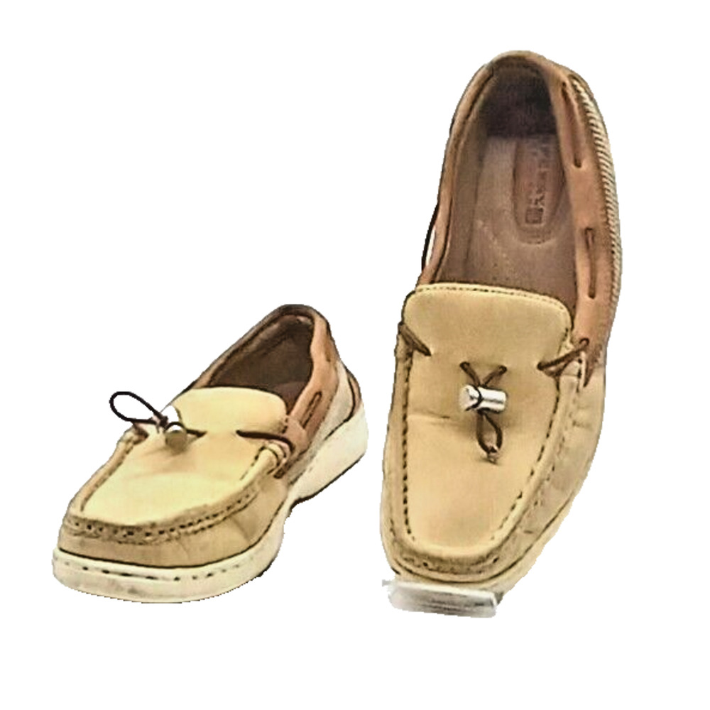 Sperry Top Sider Women's Size 6 M Brown Leather Boat Shoes 360 Degree Lace
